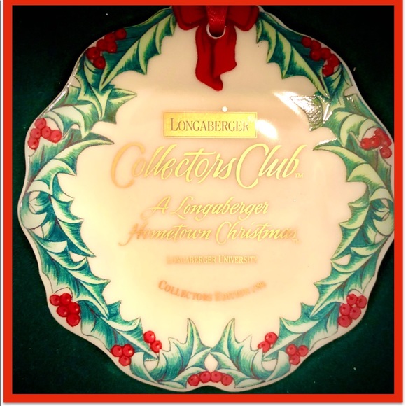 Longaberger Collectors Club 1996Christmas Ornament - Picture 4 of 6